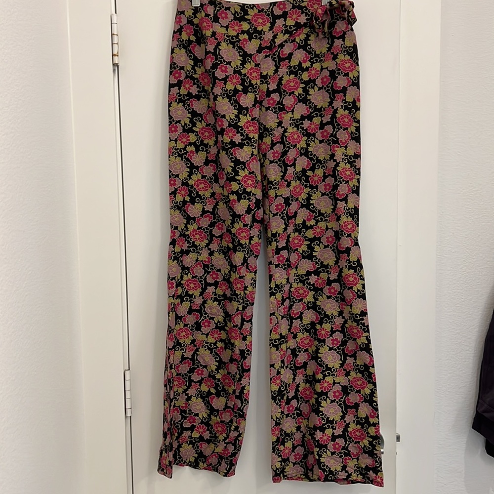 Nanette Lepore sz 2 Silk Bootcut Pants